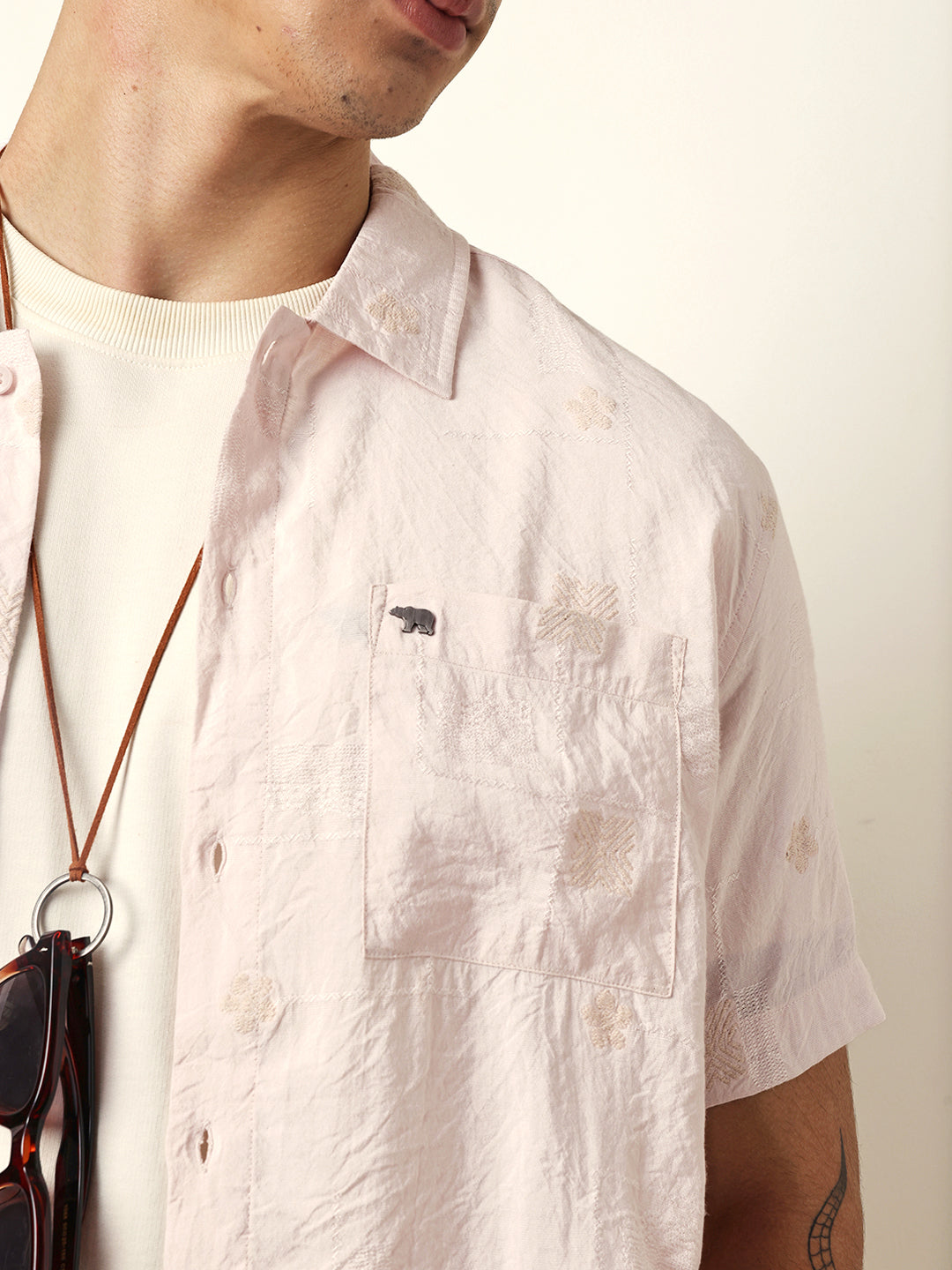 Men Modern Fit Casual Shirt