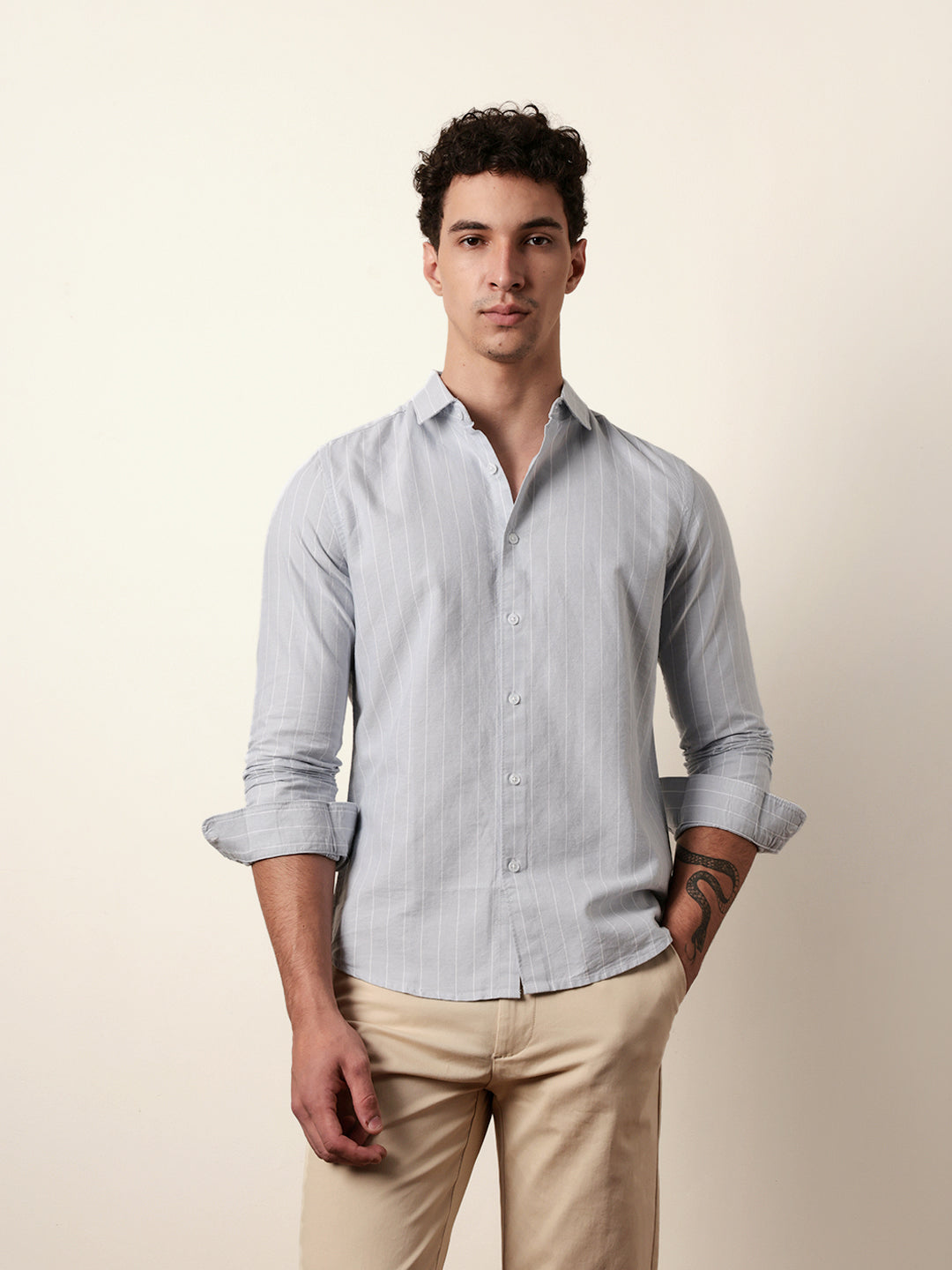 Men Checked Casual Full-Sleeve Shirt