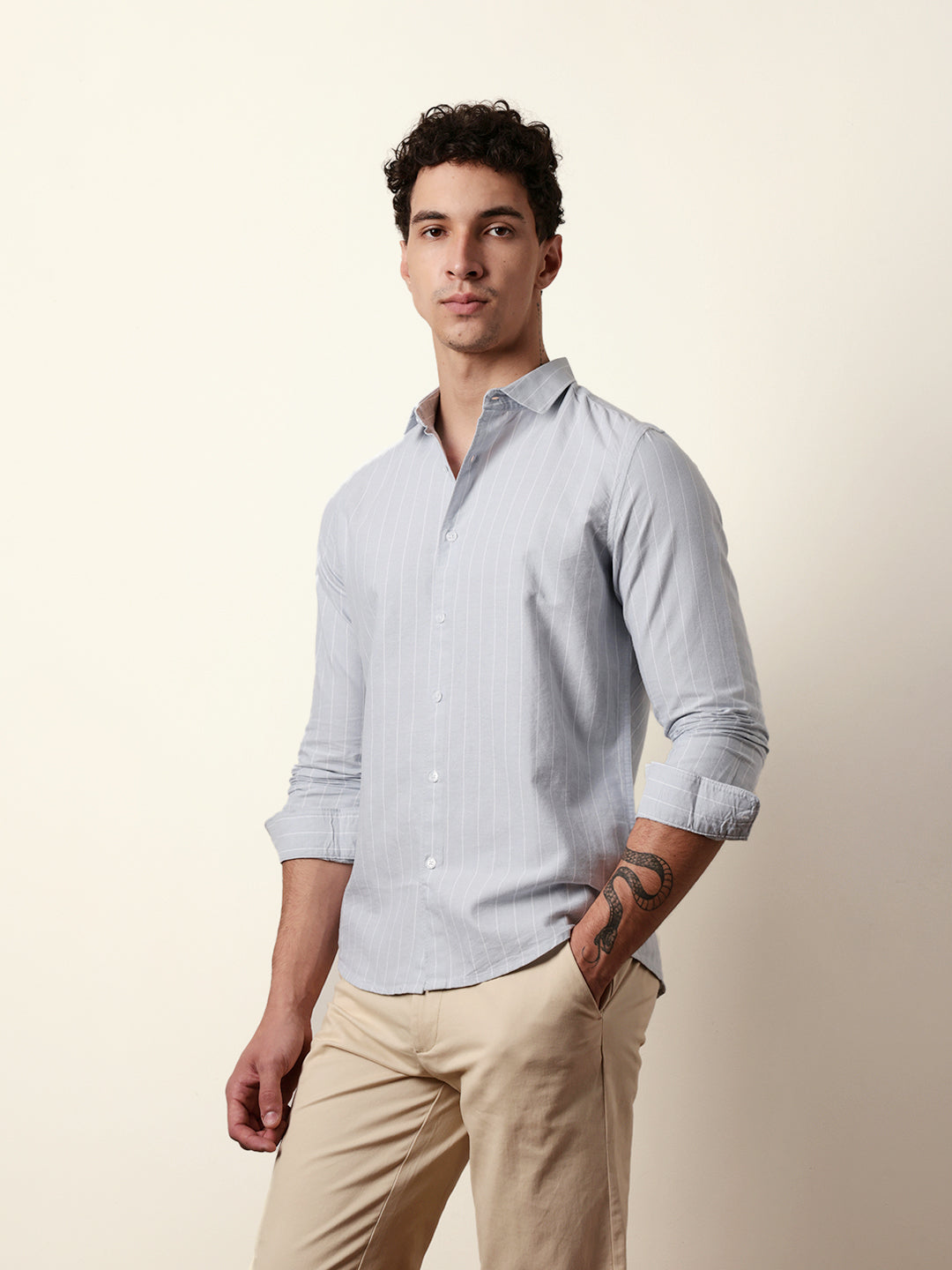 Men Checked Casual Full-Sleeve Shirt