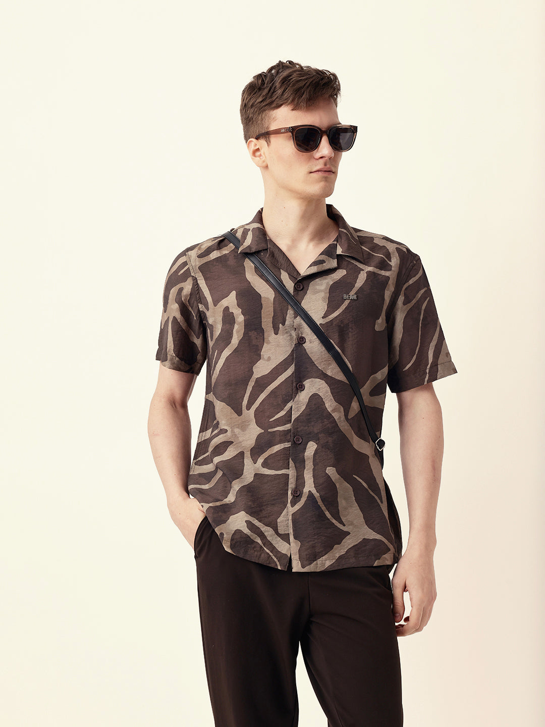 Men Casual Abstract Print Shirt