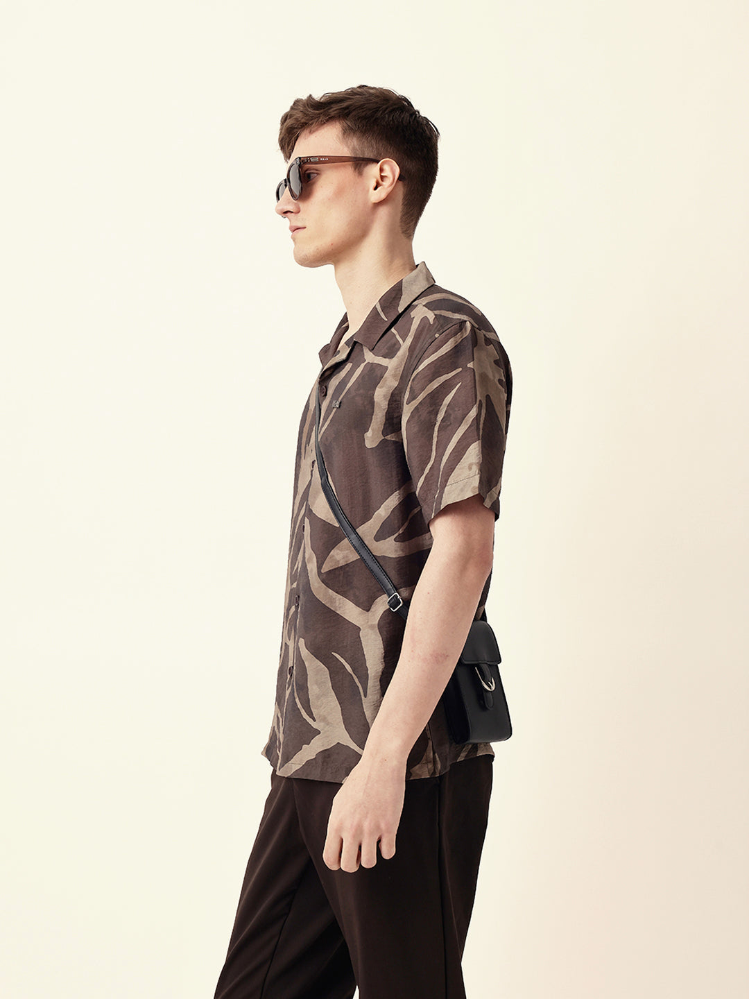 Men Casual Abstract Print Shirt