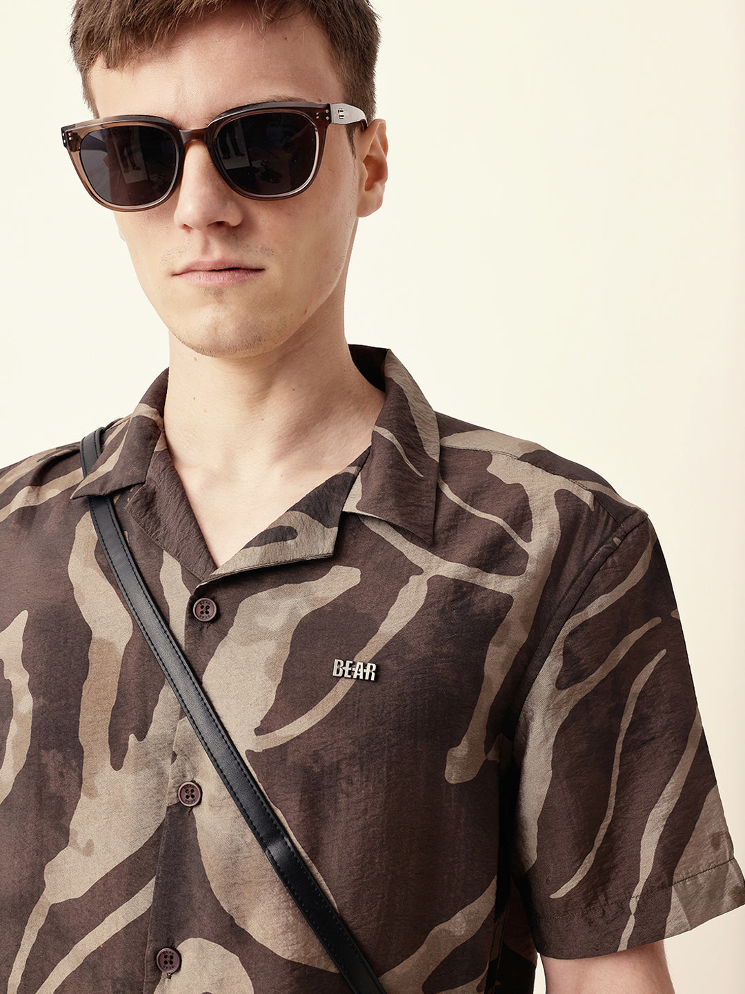 Men Casual Abstract Print Shirt