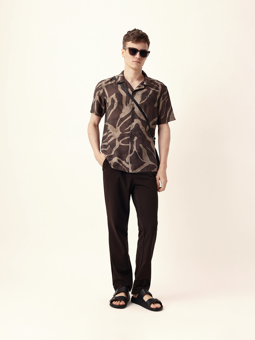 Men Casual Abstract Print Shirt