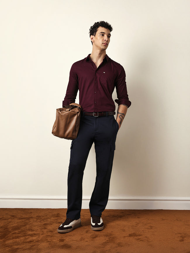 Men Modern Fit Casual Shirt