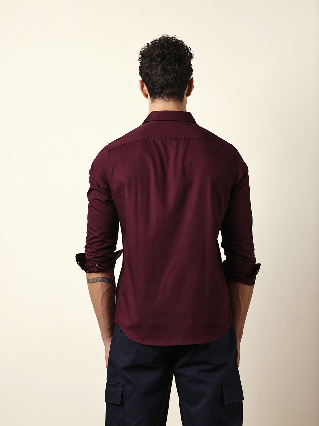 Men Modern Fit Casual Shirt