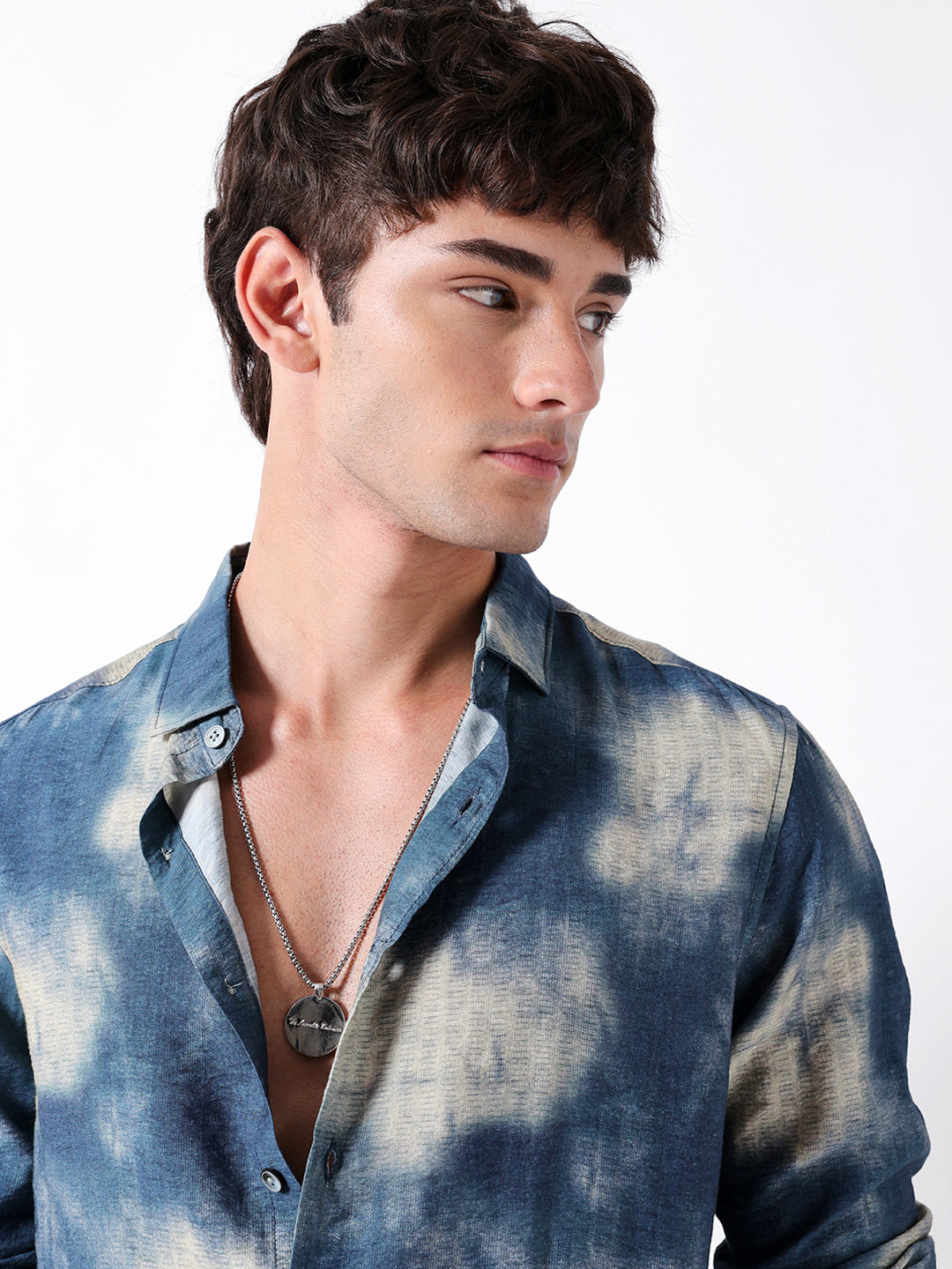 Men Blue Casual Shirt