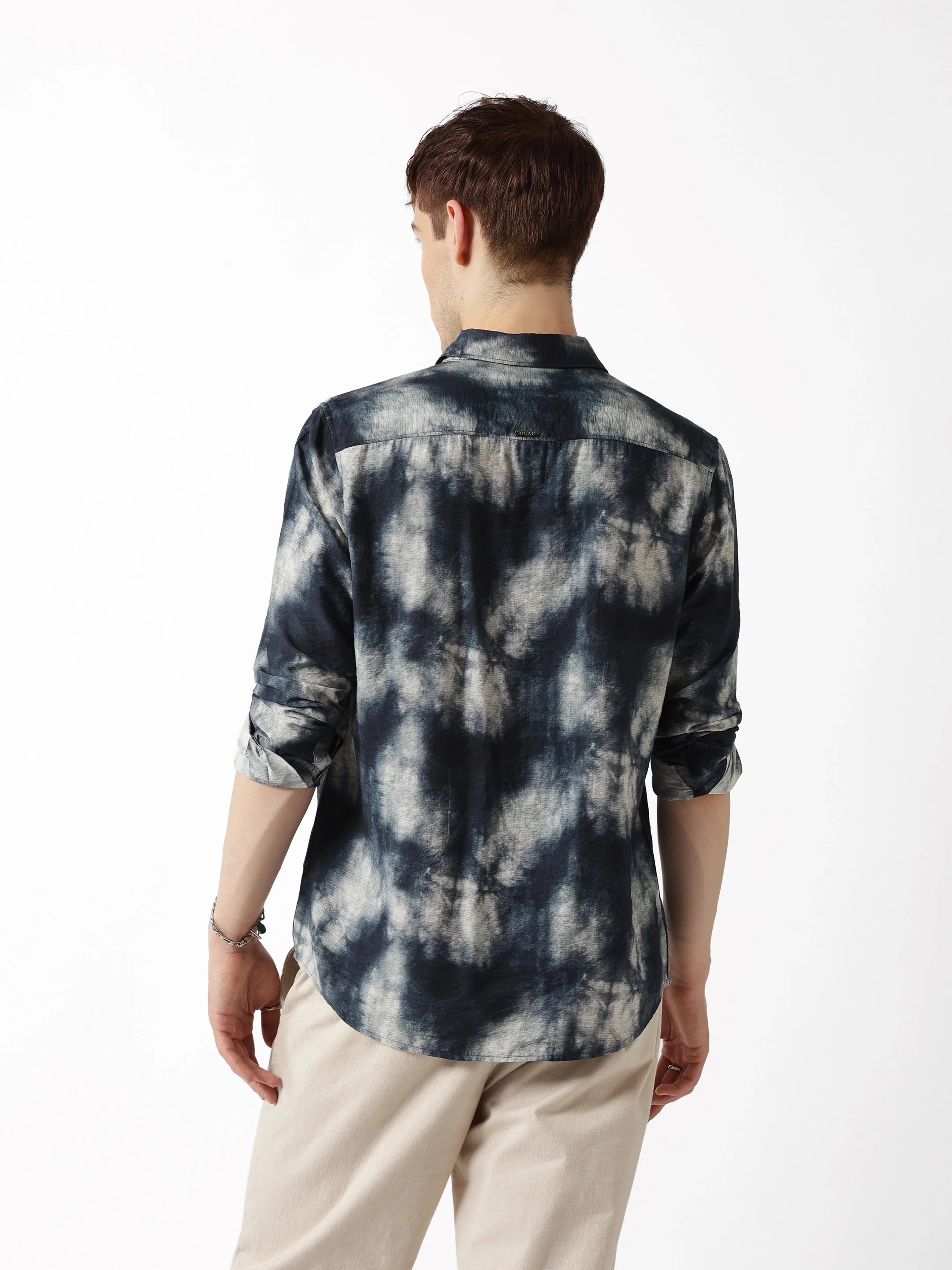 Men Blue Casual Shirt