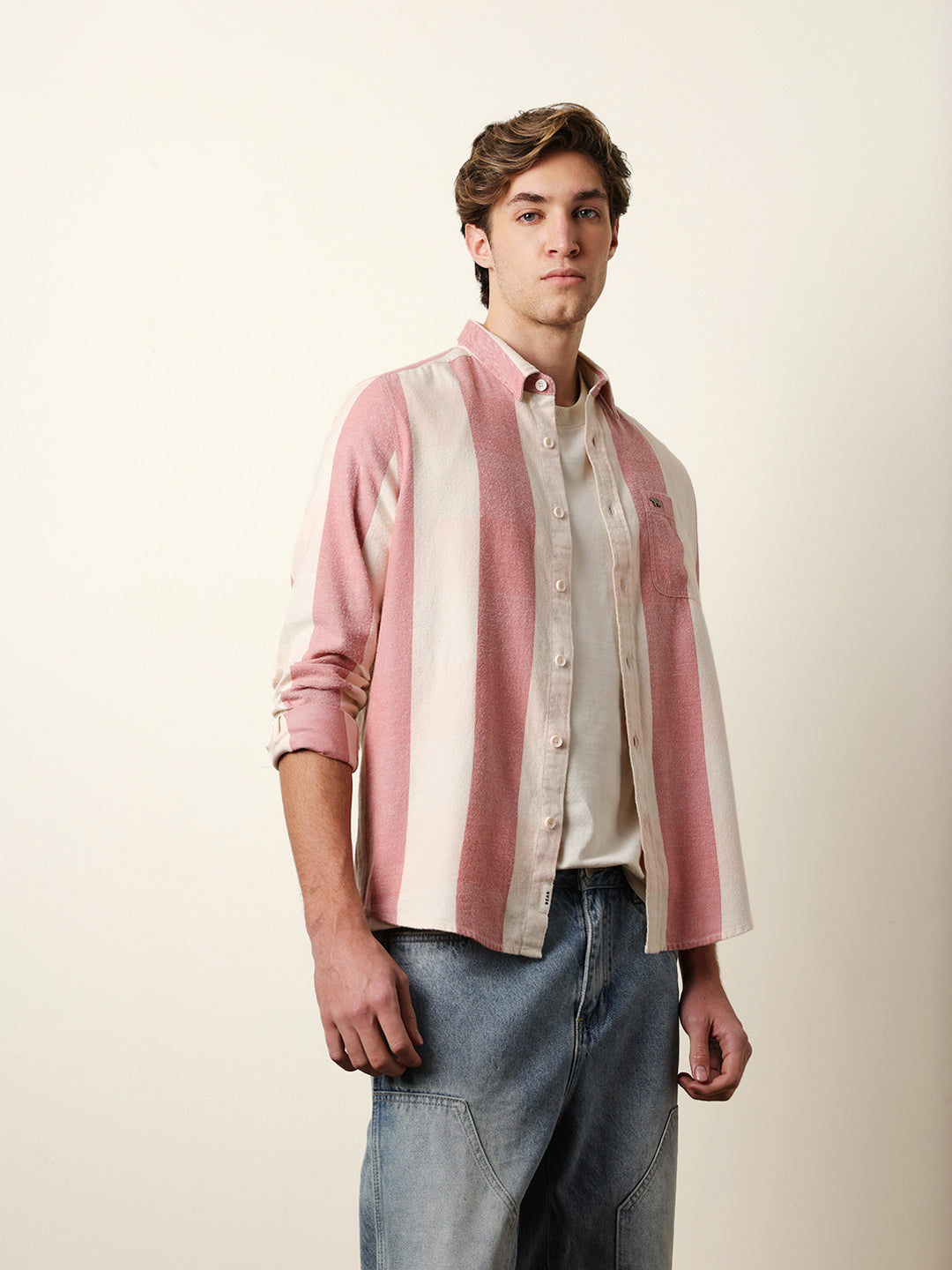 Men Checked Casual Full-Sleeve Shirt