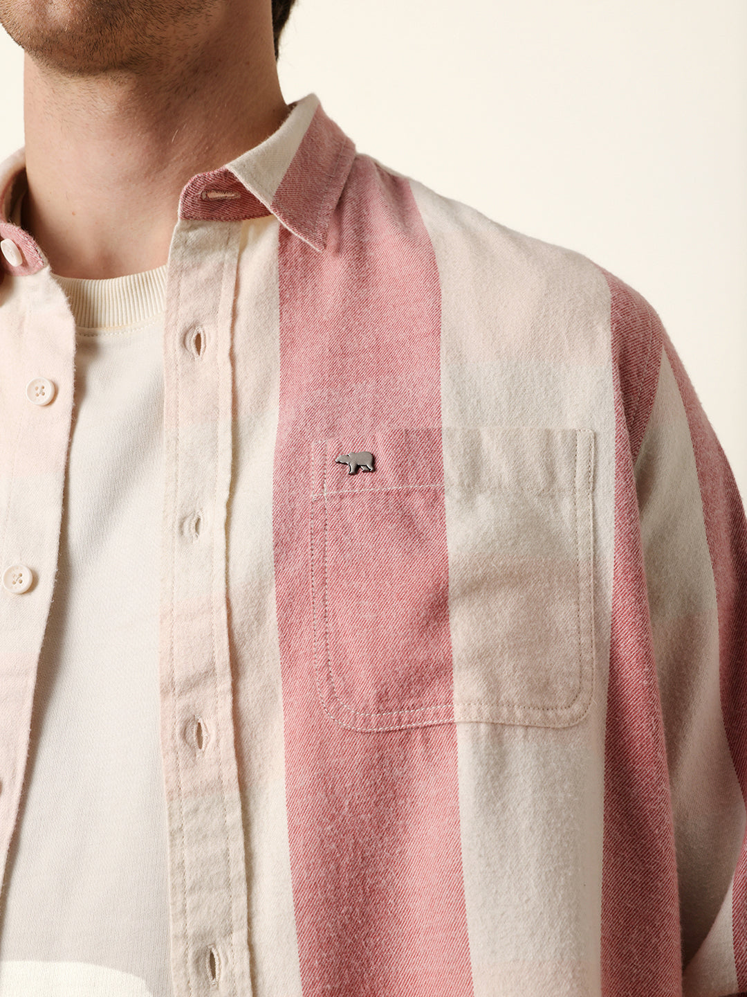 Men Checked Casual Full-Sleeve Shirt
