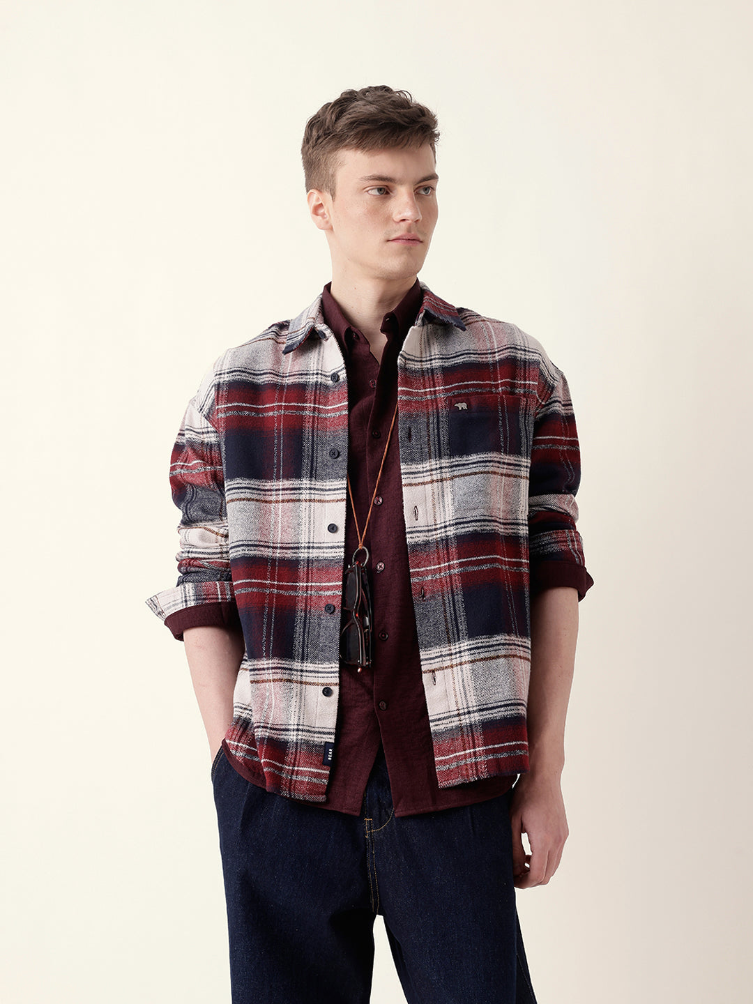 Men Modern Fit Casual Shirt