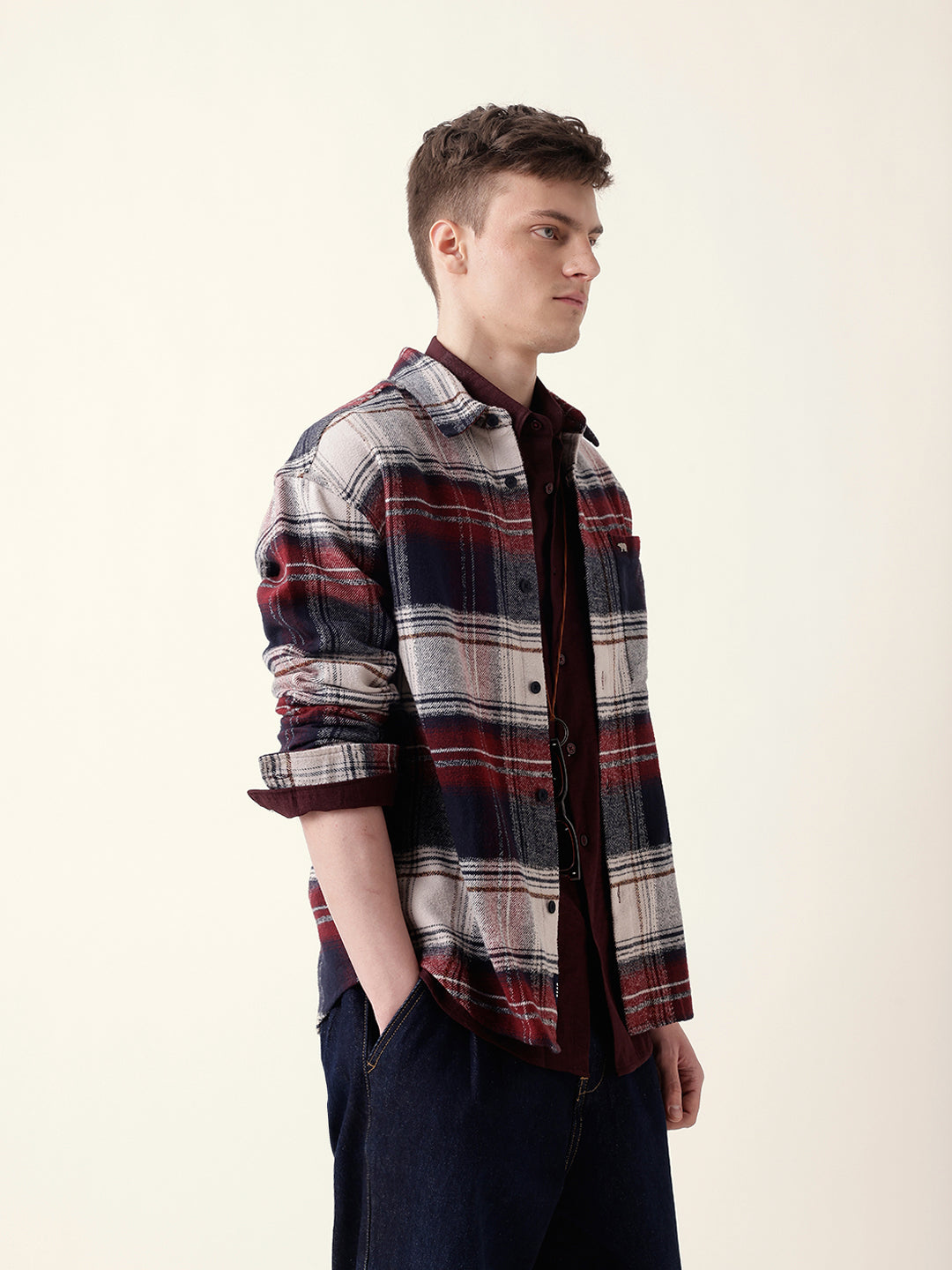 Men Modern Fit Casual Shirt