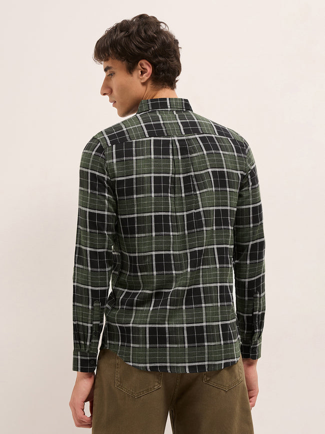 Men Checked Casual Shirt