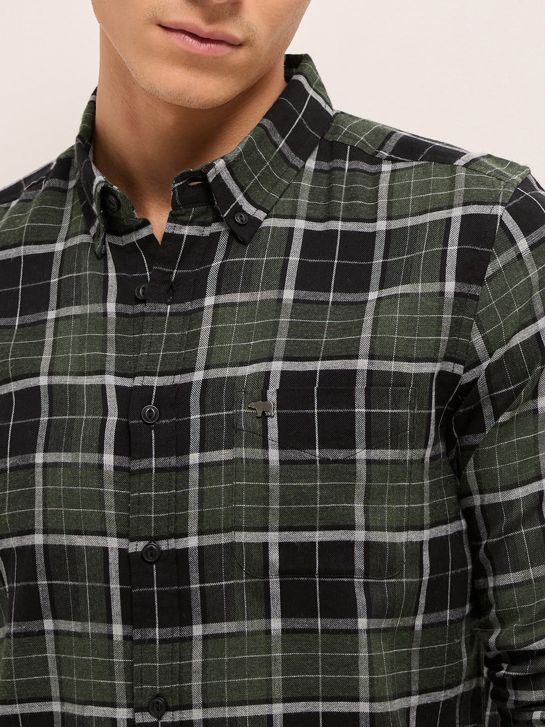 Men Checked Casual Shirt