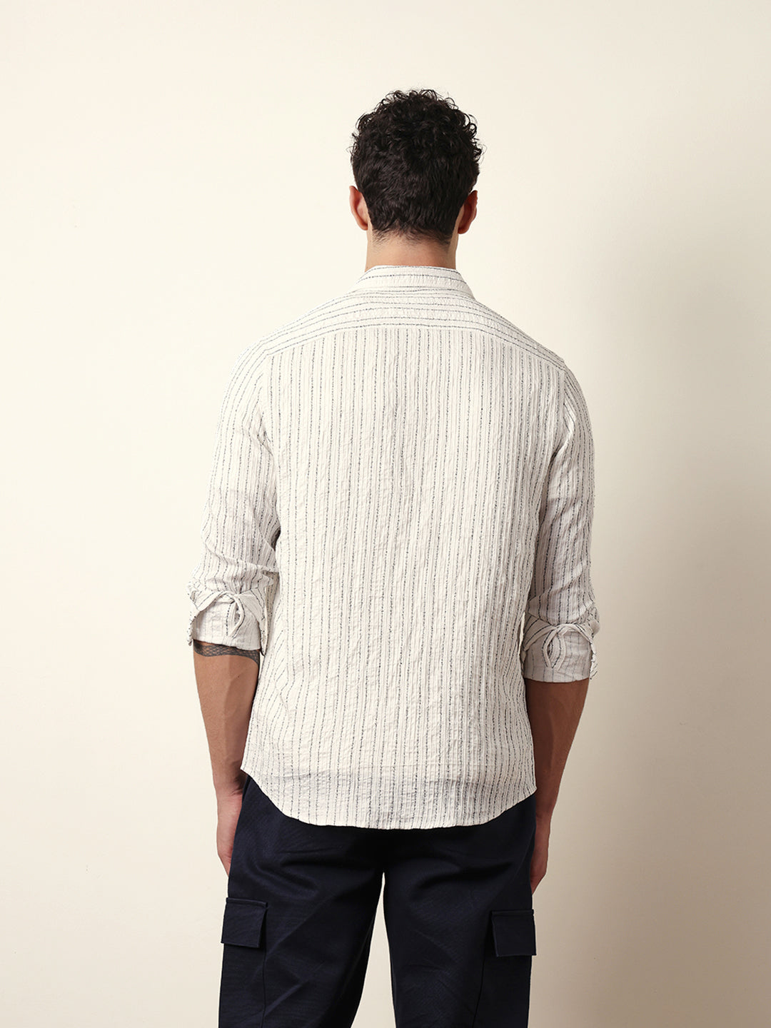 Men Modern Fit Casual Shirt