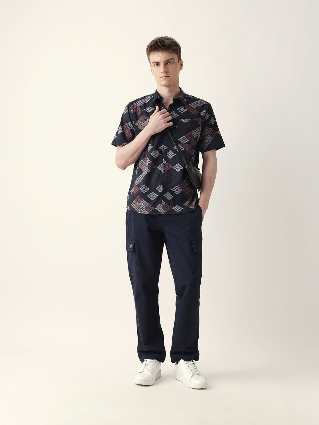 Men Casual Geometric Print Shirt