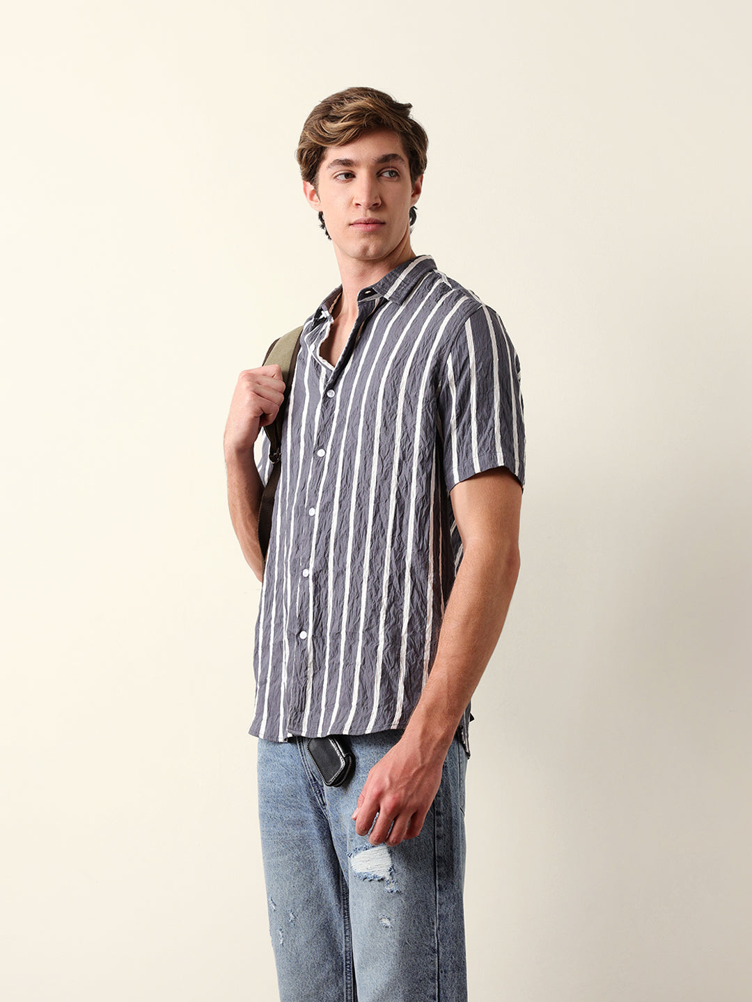 Men Shorts Sleeve Shirt