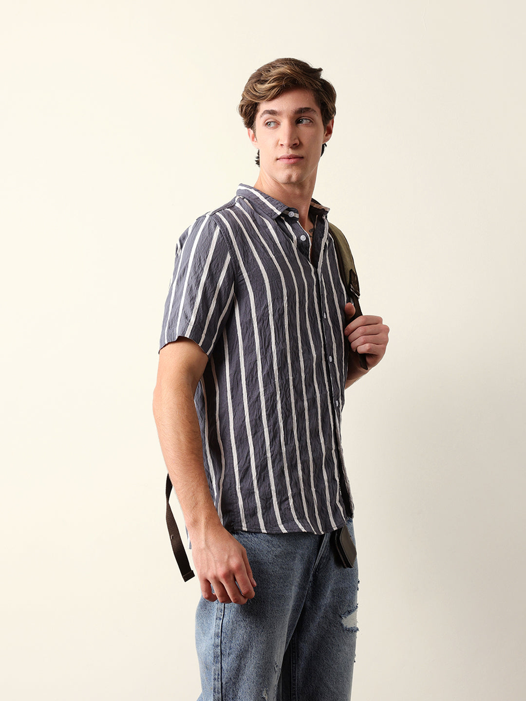 Men Shorts Sleeve Shirt