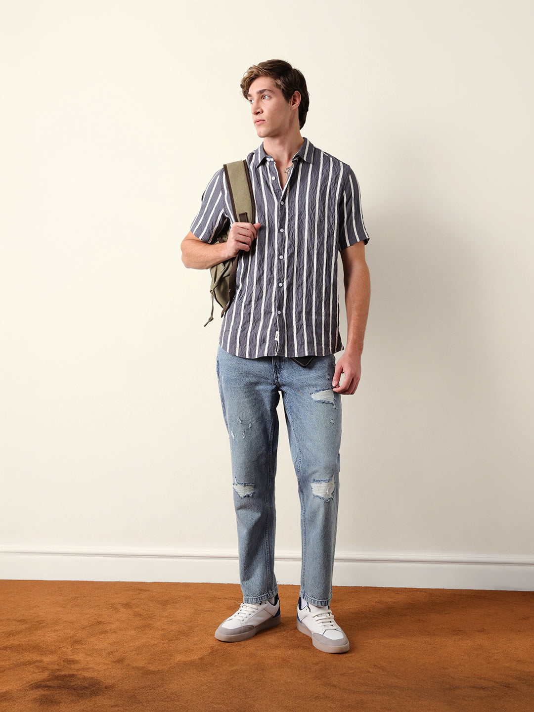 Men Shorts Sleeve Shirt