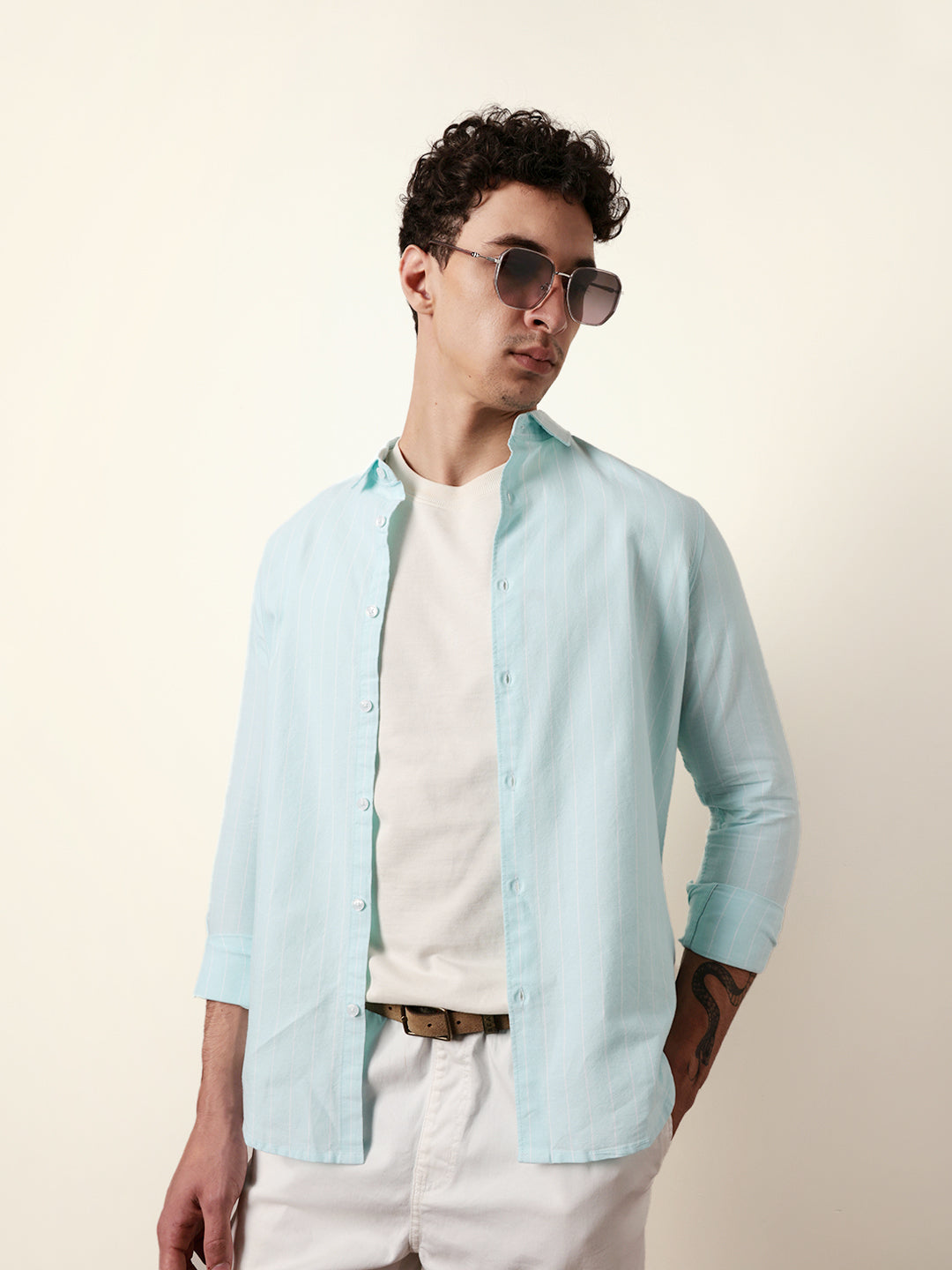 Men Checked Casual Full-Sleeve Shirt