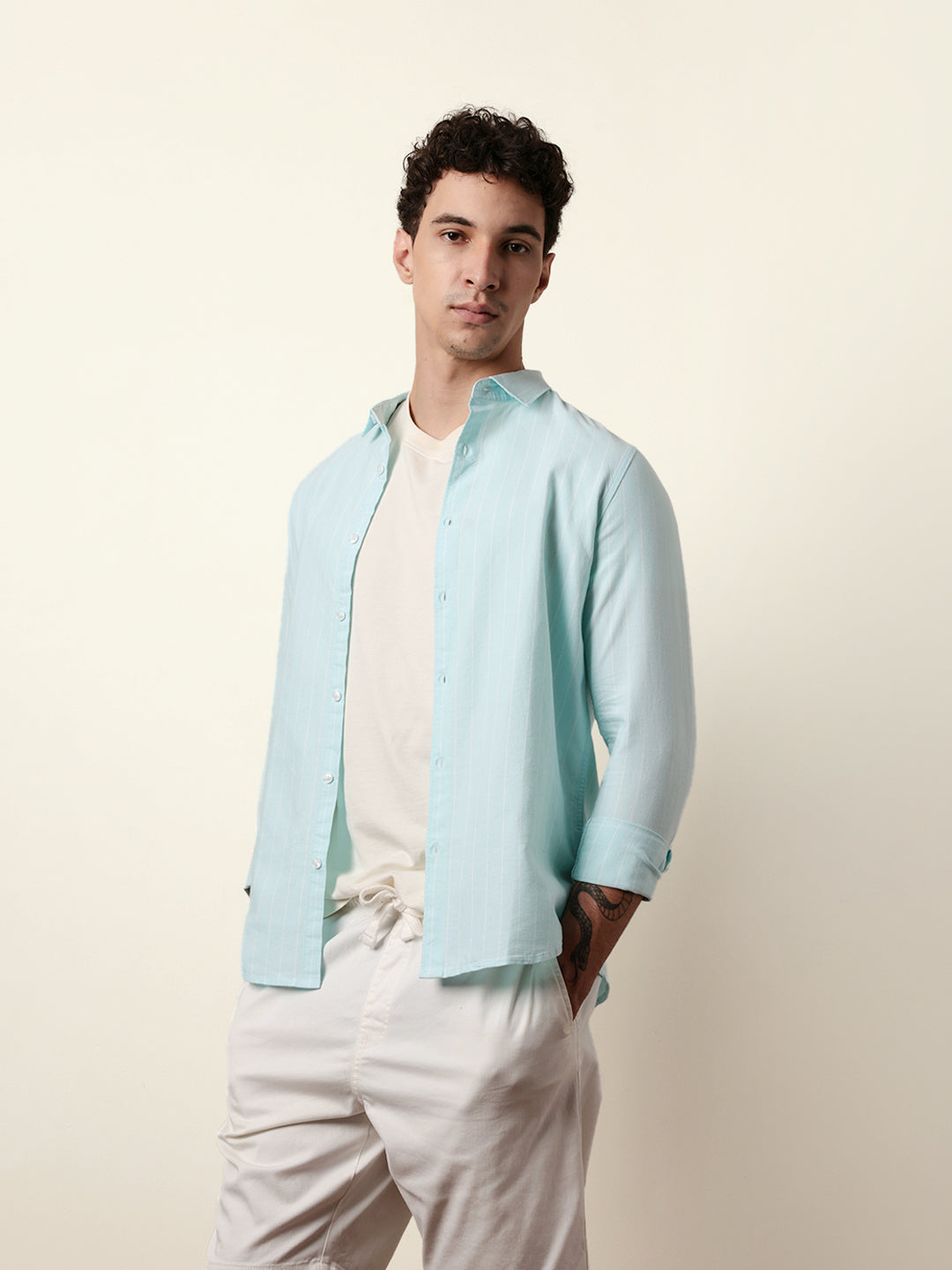 Men Checked Casual Full-Sleeve Shirt