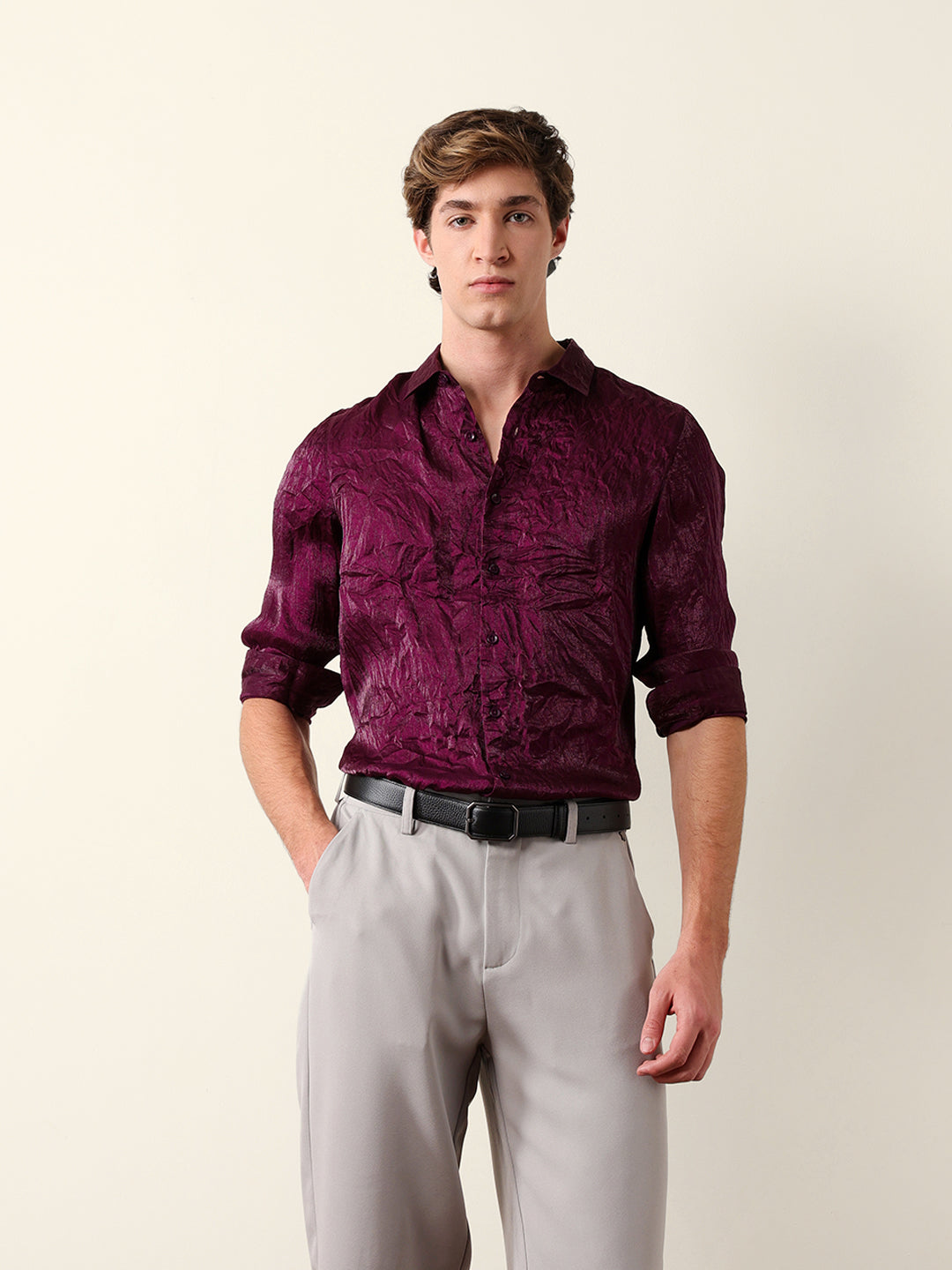 Men Long Sleeves Shirt