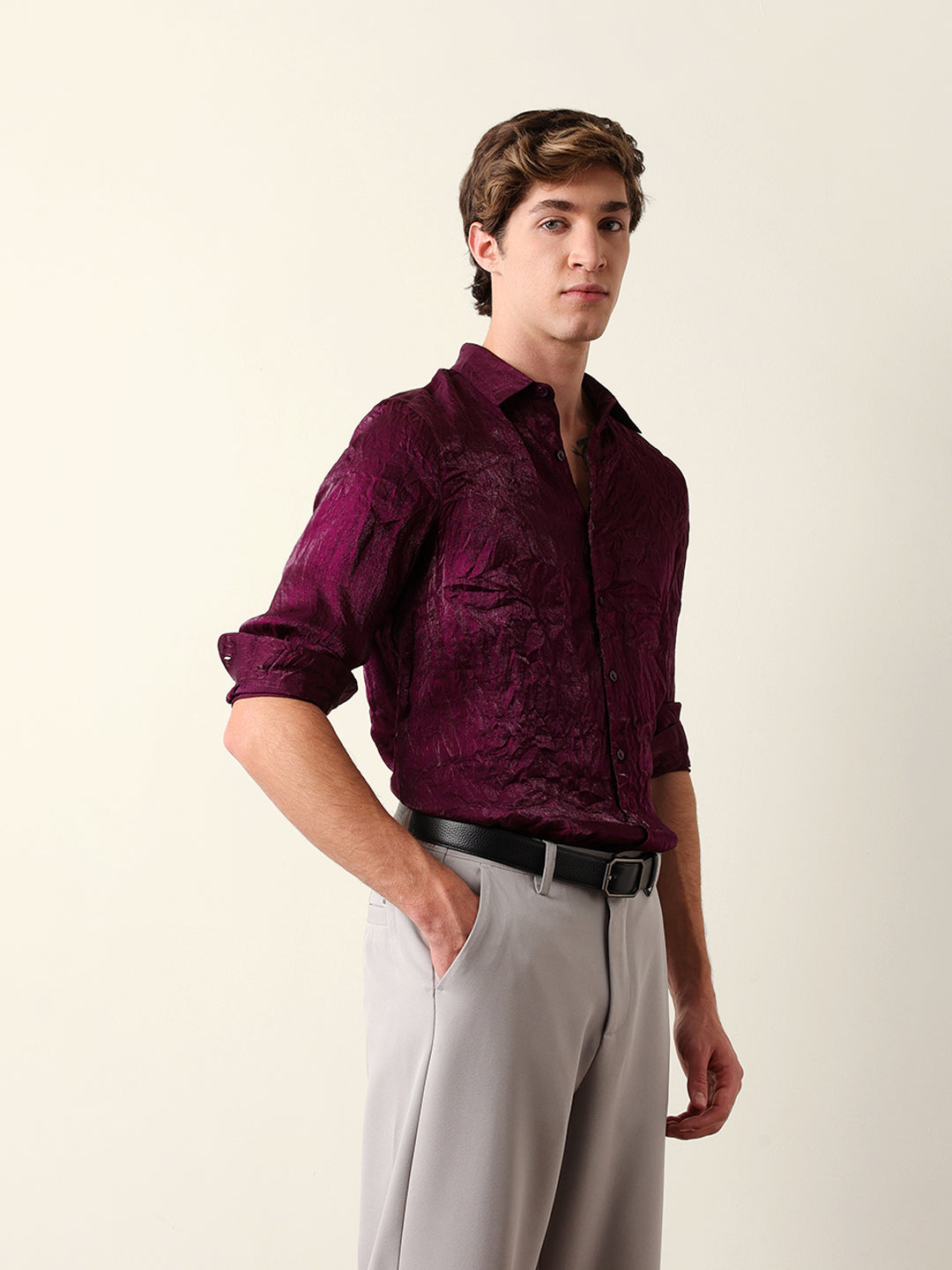 Men Long Sleeves Shirt