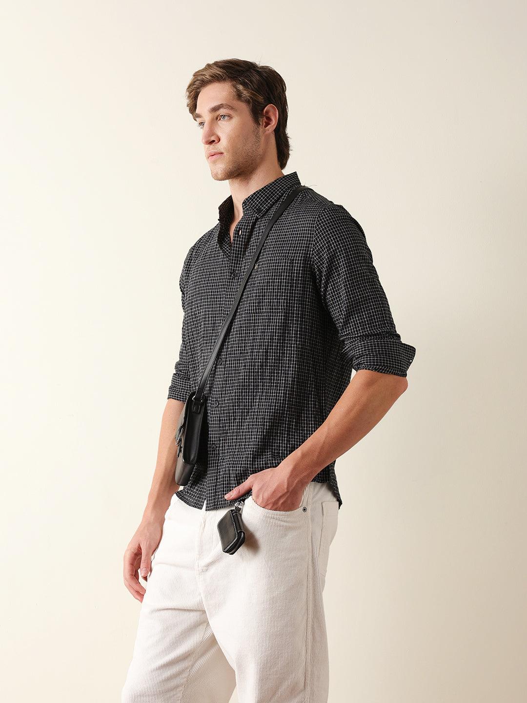 Men Long Sleeves Shirt