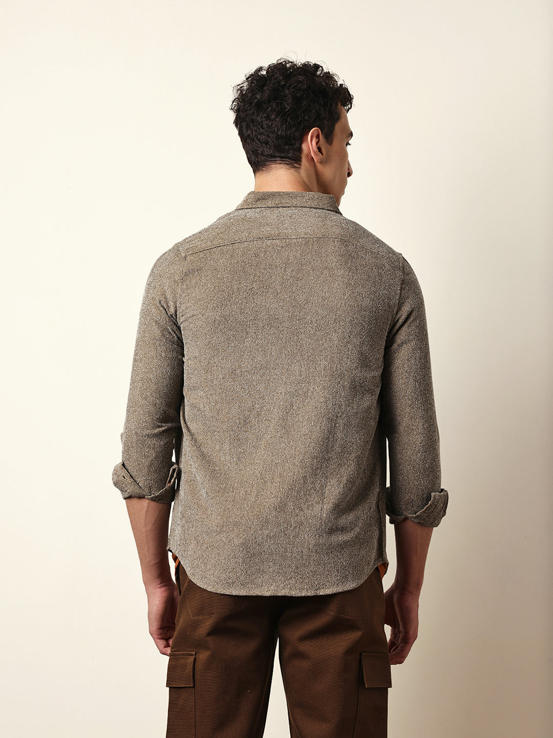Men Modern Fit Casual Shirt
