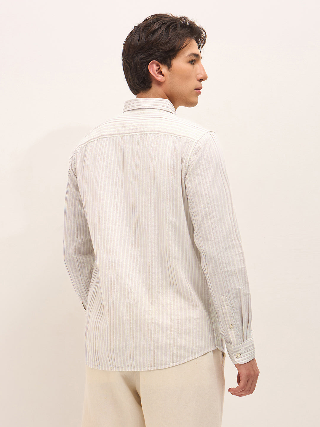 Men Pink Casual Shirt