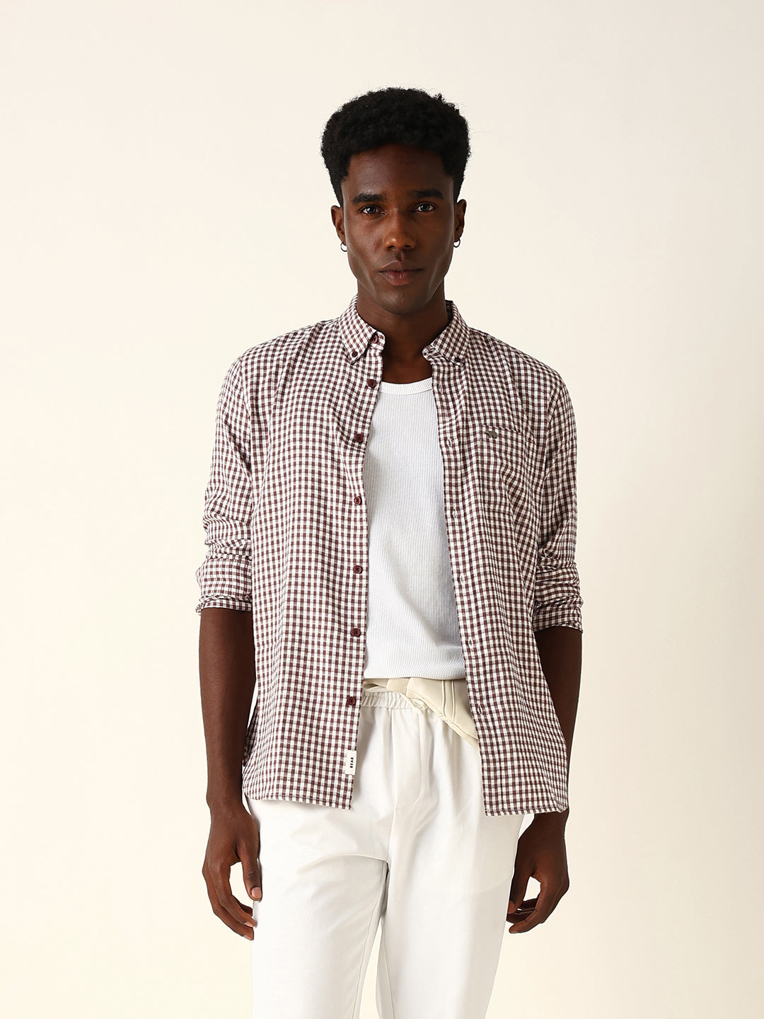 Men Checked Casual Shirt