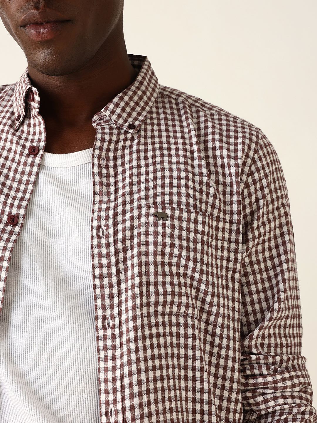 Men Checked Casual Shirt