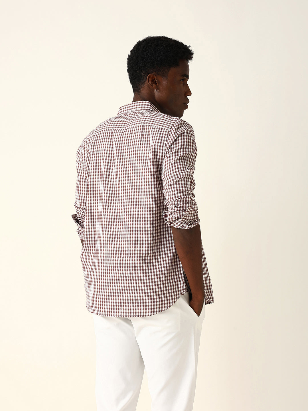 Men Checked Casual Shirt
