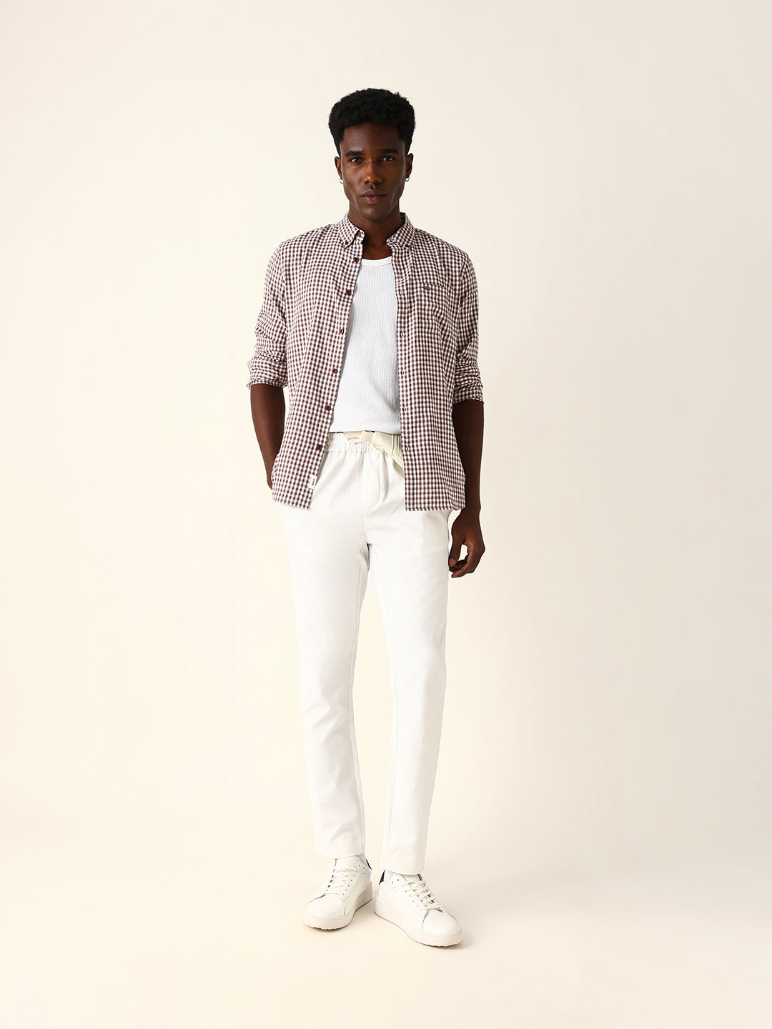 Men Checked Casual Shirt