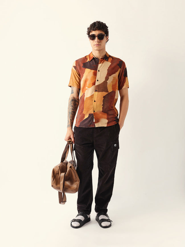 Men Multi Viscose Rayon Printed Shirt