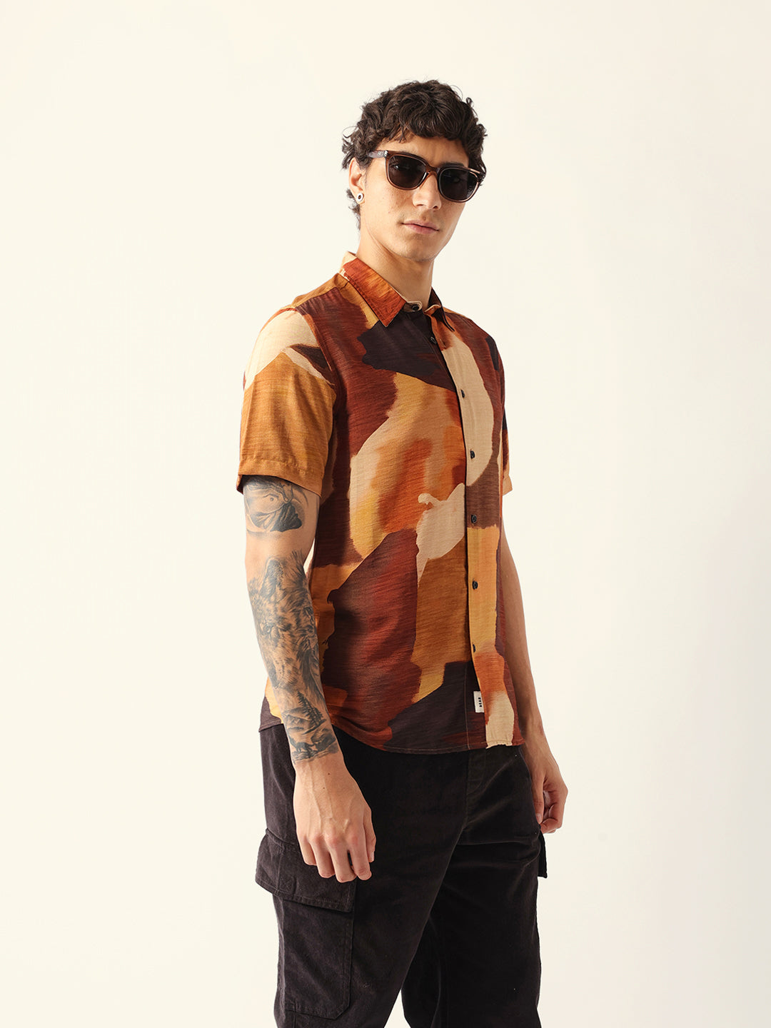 Men Multi Viscose Rayon Printed Shirt