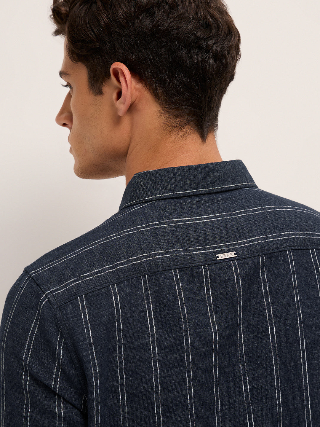 Men Cotton Striped Casual Shirt