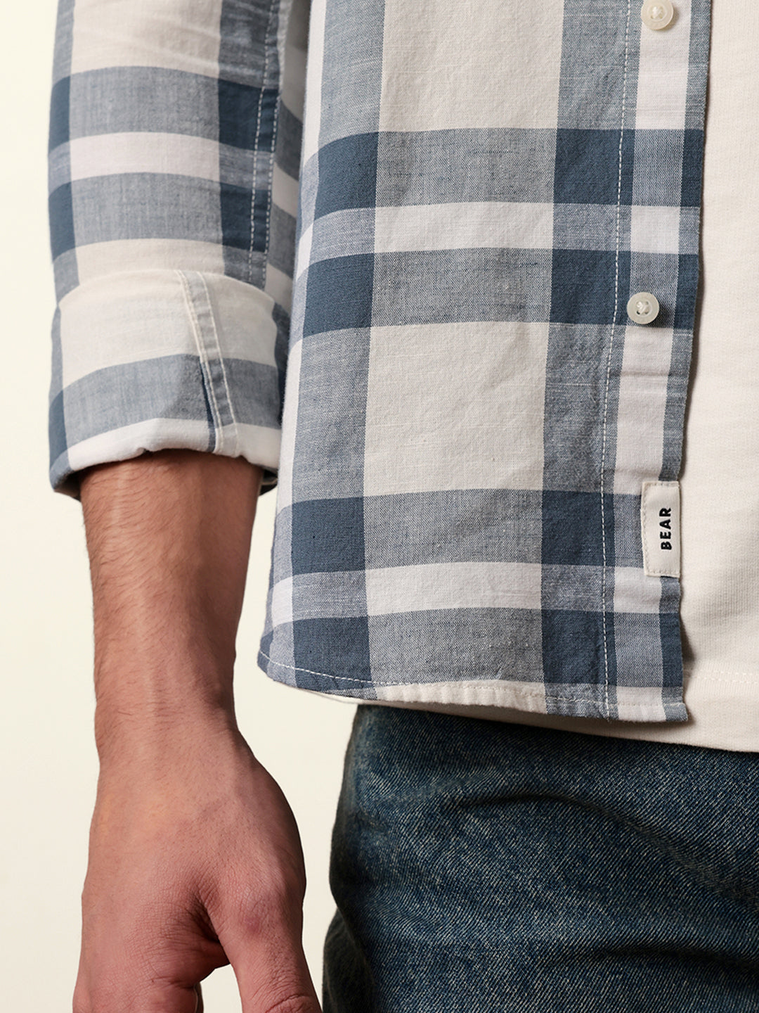Men Checked Casual Full-Sleeve Shirt