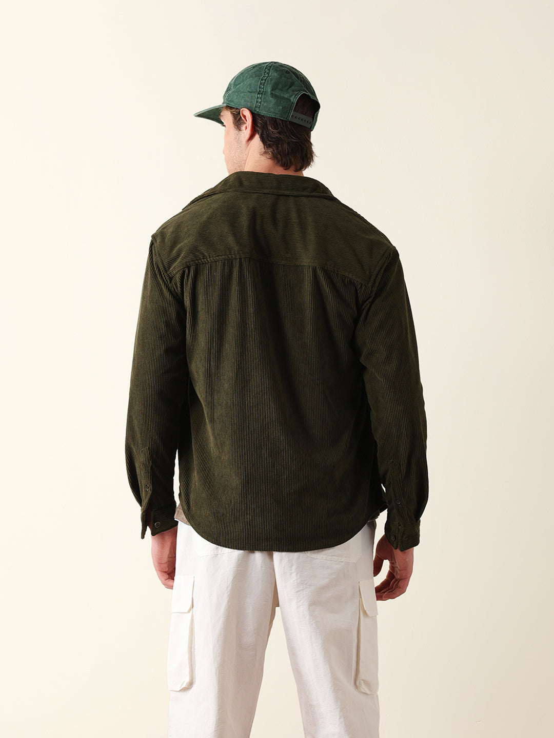 Men Long Sleeve Oversized Shirt
