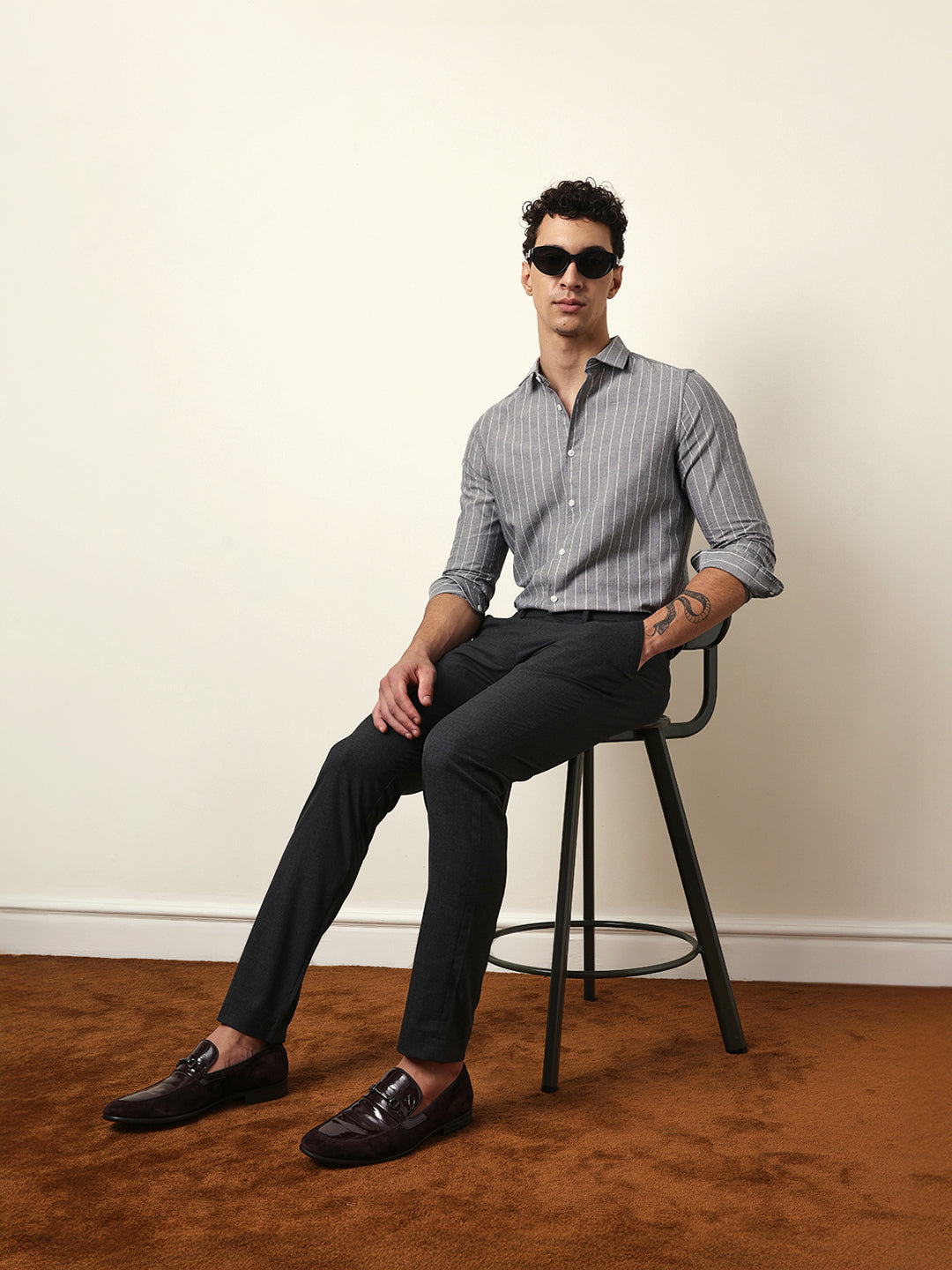 Men Modern Fit Casual Shirt