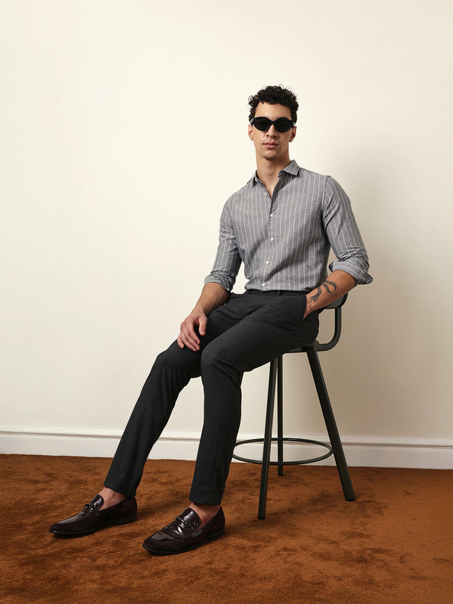Men Modern Fit Casual Shirt