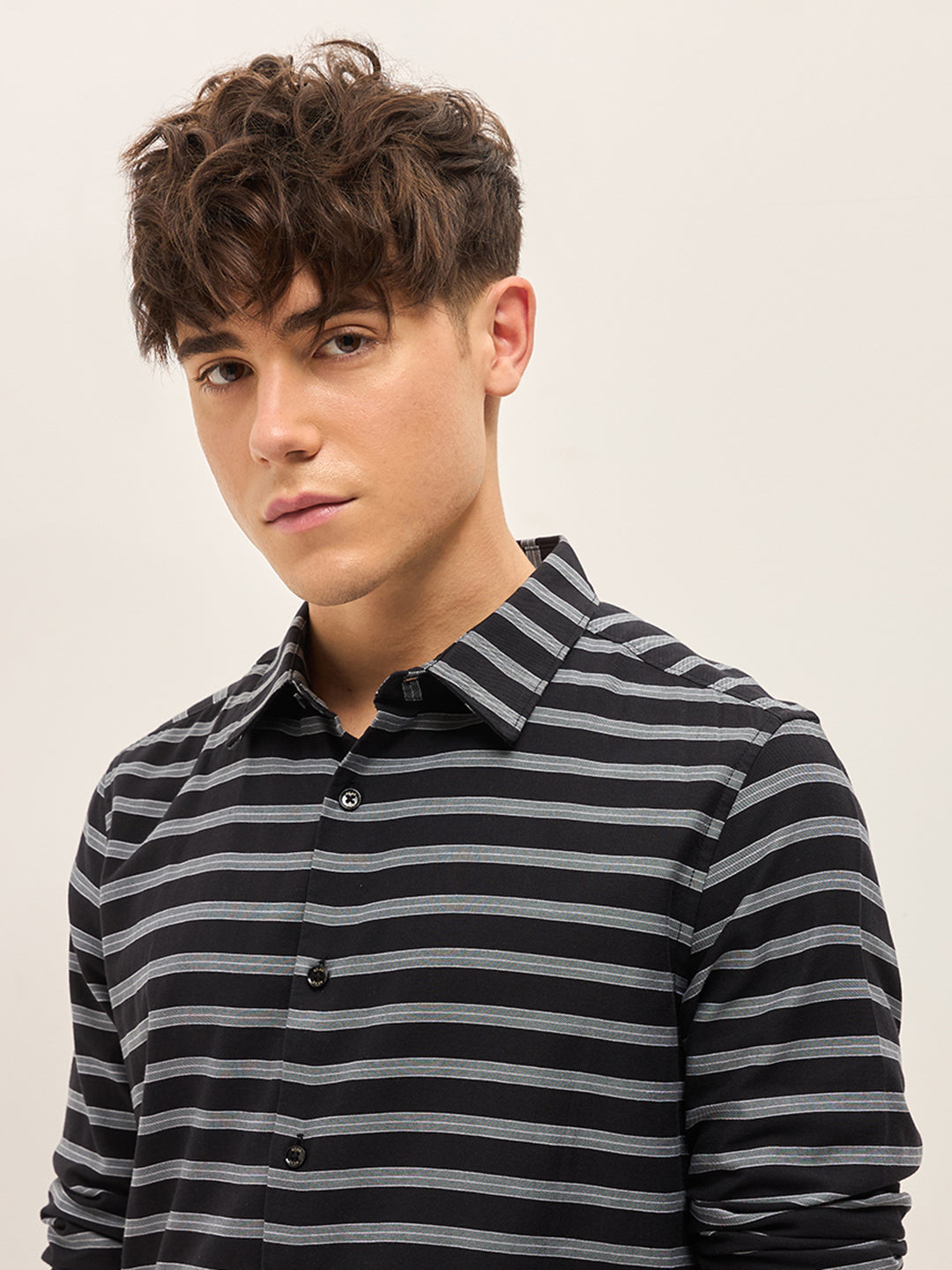 Men Black Casual Shirt