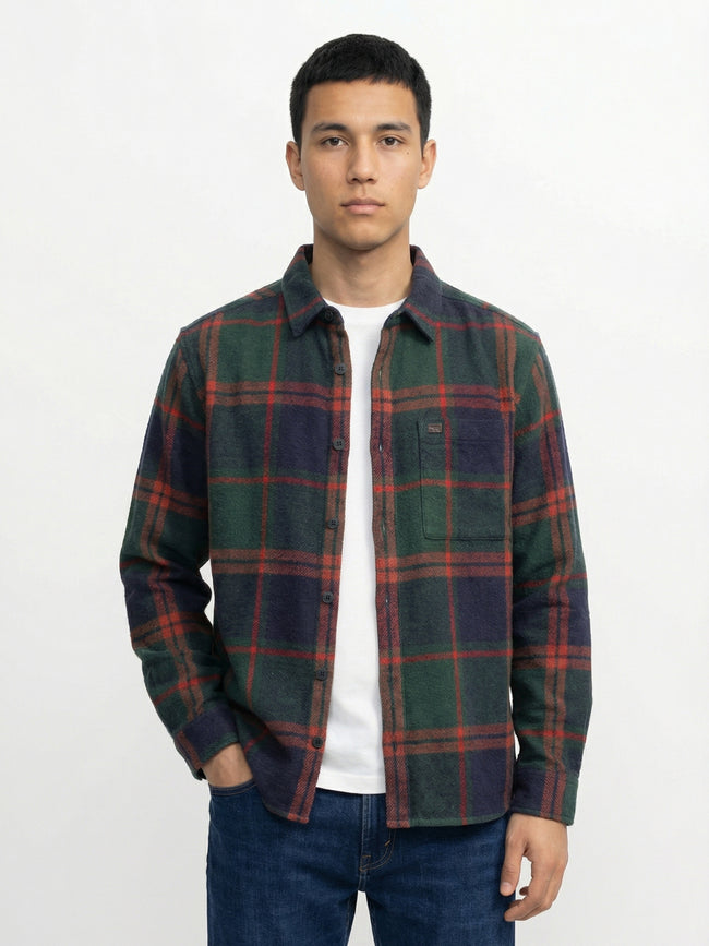 Men Multi Checked Overshirt