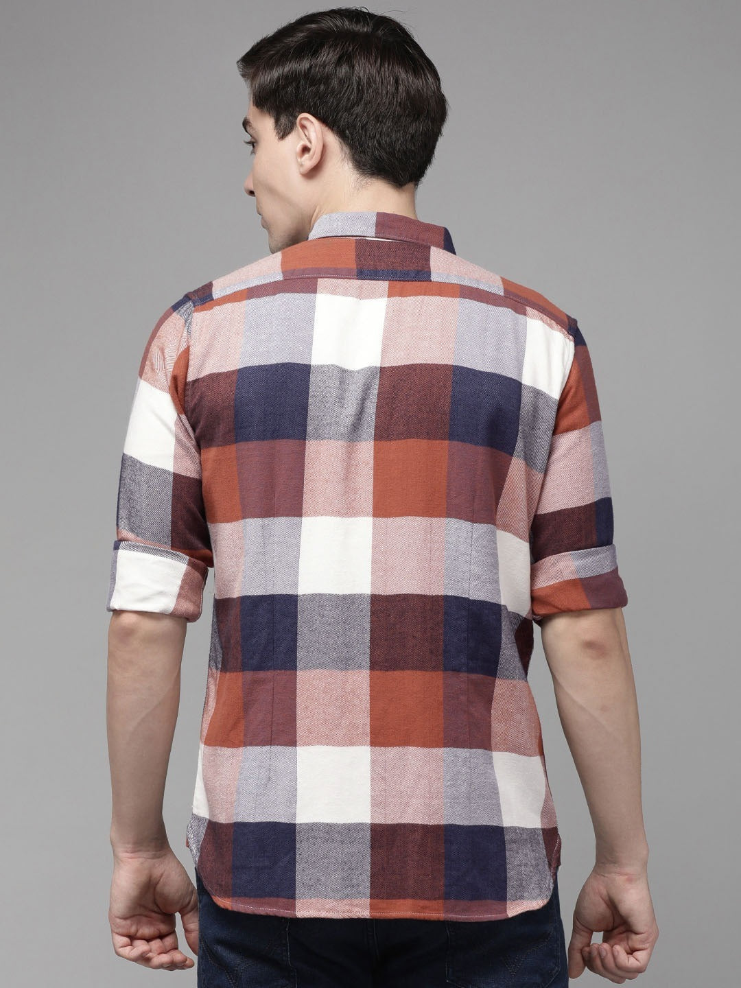 Men  Multi Checked Slim Fit Shirt