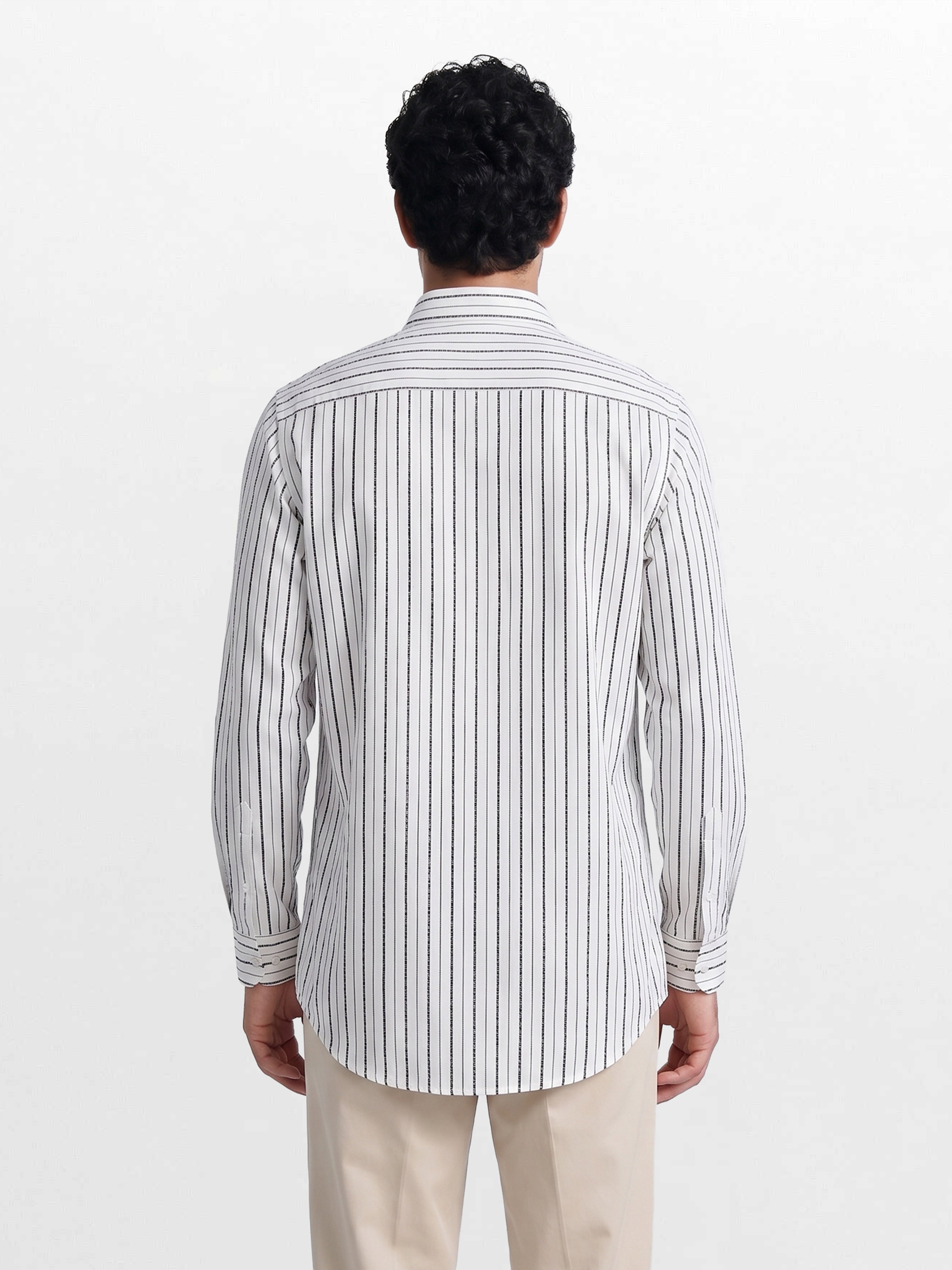 Men Cream Casual Shirt