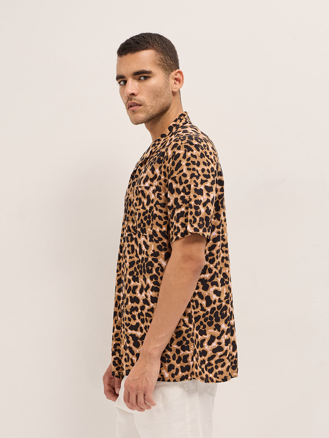 Men Brown Casual Shirt