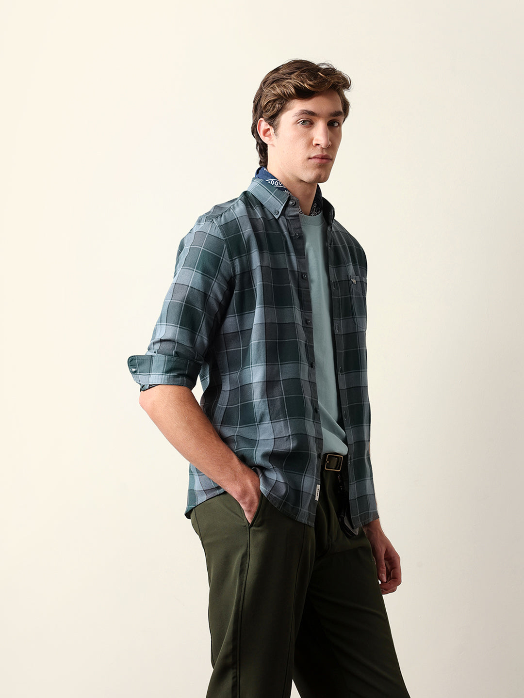 Men Long Sleeves Shirt