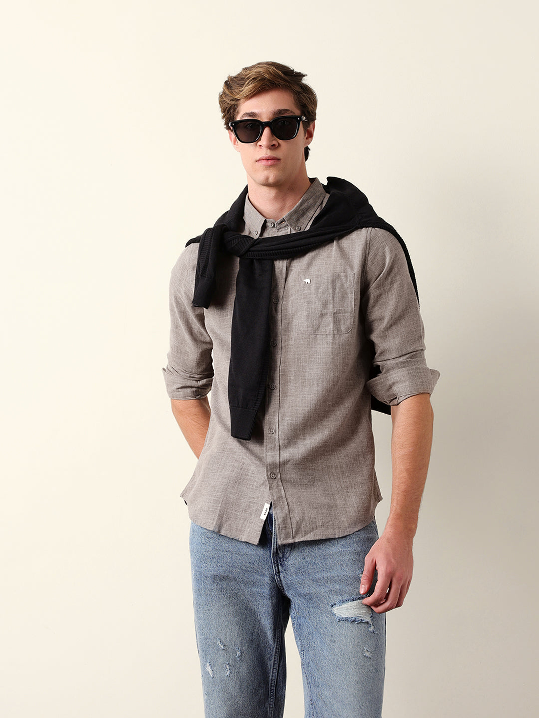 Men Long Sleeves Shirt
