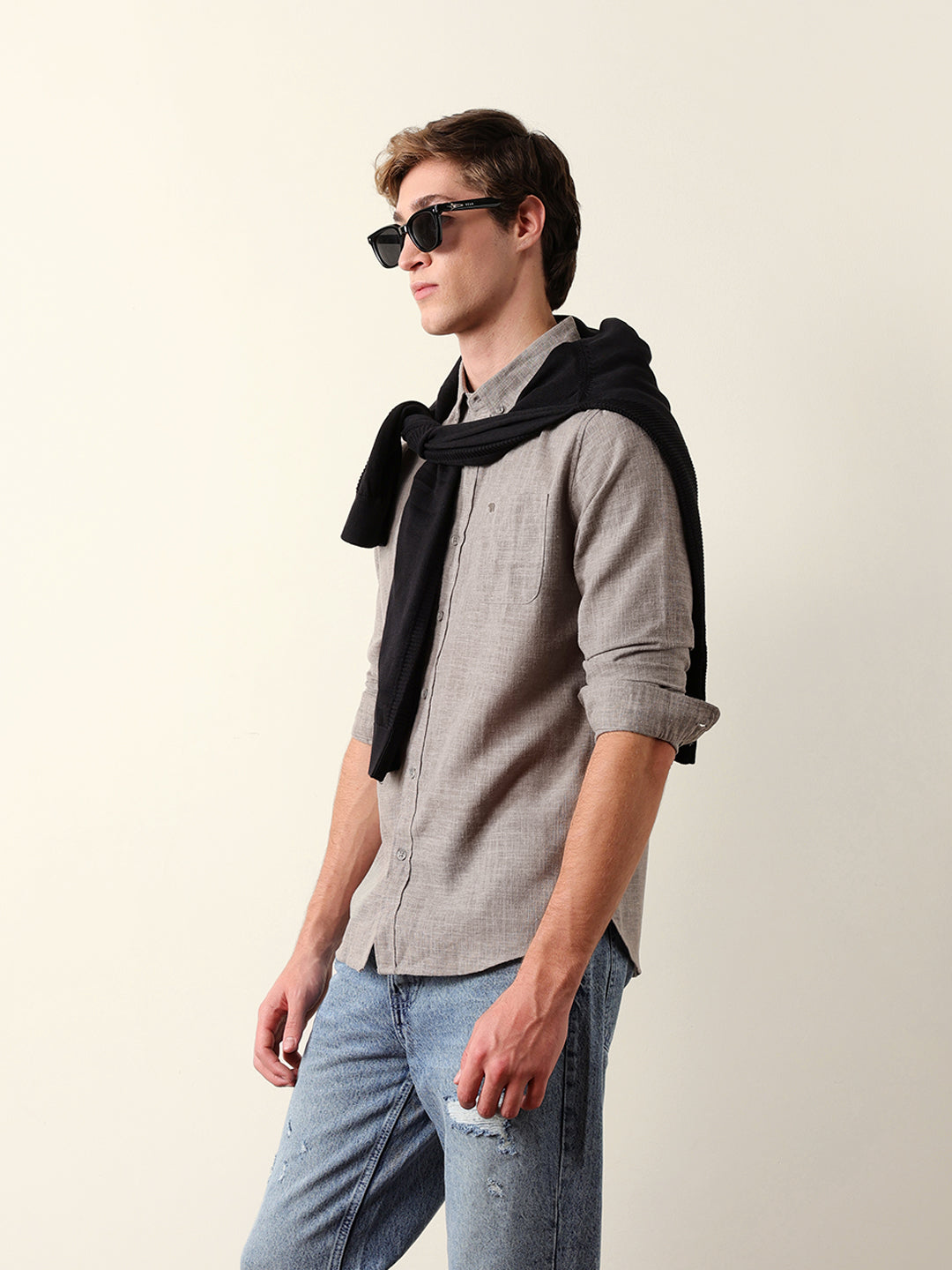 Men Long Sleeves Shirt