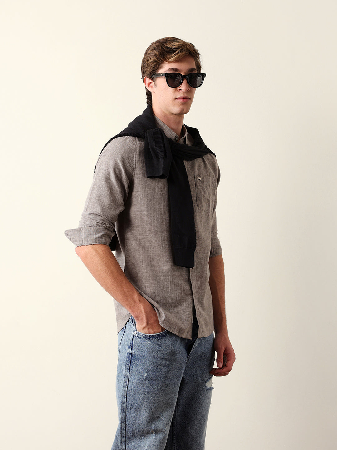 Men Long Sleeves Shirt