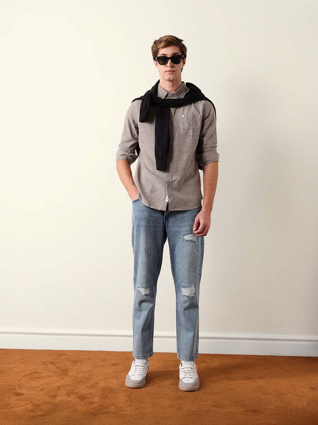 Men Long Sleeves Shirt